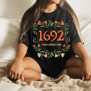 Salem 1692 They Missed One Trending Shirt Massachusetts Witch Tshirt